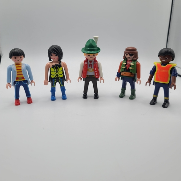 Vintage Playmobil People Figures Lot of 5 EUC - Picture 1 of 3